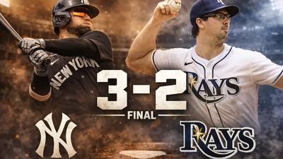 Yankees derrotan 3-2 a Rays con remontada en la novena en Port Charlotte