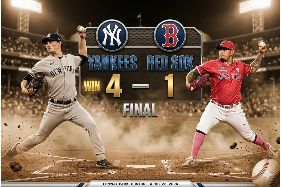 Yankees vs Red Sox 22-4-26