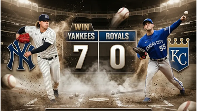 Yankees blanquean a los Royals: Ryan Weathers brilla en el Bronx (7-0)