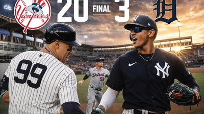 Yankees aplastan a Tigers 20-3 en Tampa