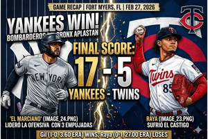 Yankees vs Twins 27-2-26