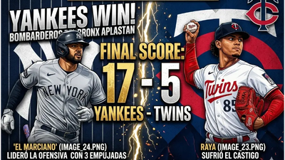 ¡Bombardeo en Fort Myers! Los Yankees desatan un vendaval de 17 carreras sobre los Twins