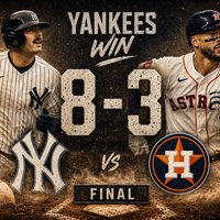 Yankees vencen 8-3 a Astros en Houston con poder ofensivo liderado por Austin Wells